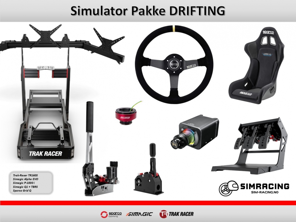 Simulator Pakke Drifting | Simracing nettbutikk - Simagic, Sparco, Trak ...