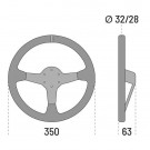 Sparco R345 semsket skinn thumbnail