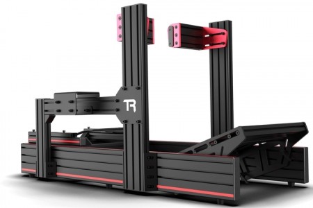 TR160 Aluminium Racing Rigg med Rattfeste for Fanatec DD