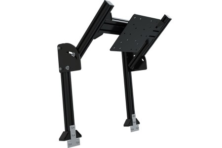 TR8020 Svart Aluminium Fjerde skjerm Stand Add-On med VESA-feste